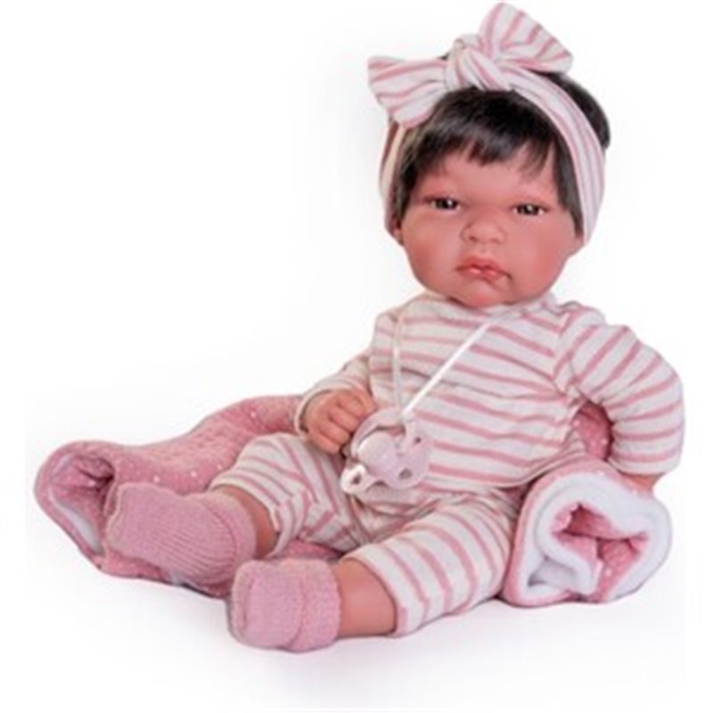 MUÑECA BABY TONETA 33 CM. LAZO