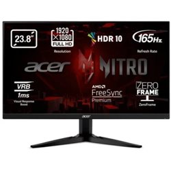 MONITOR ACER NITRO 23.8" KG241YSBIIP (UM.QX1EE.S02) ZEROFRAME VA 165HZ FREESYNC PREMIUM 1MS(VRB) 250NITS 2XHDMI