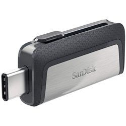 Memoria flash USB doble SanDisk Ultra de 64 GB con USB 3.1 Type-C