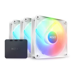 NZXT F120 Core RGB Carcasa del ordenador Ventilador 12 cm Blanco 3 pieza(s)