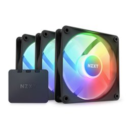 NZXT F120 RGB Core Triple Pack Carcasa del ordenador Ventilador 12 cm Negro 3 pieza(s)