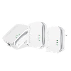 Strong Powerline 600 Triple Pack Mini 600 Mbit/s Ethernet Blanco 3 pieza(s)