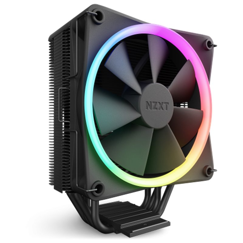 NZXT T120 RGB Procesador Refrigerador de aire 12 cm Negro 1 pieza(s)