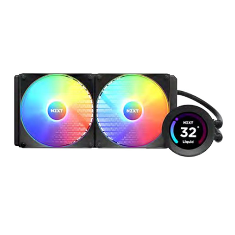 NZXT Kraken Elite 280 RGB Procesador Sistema de refrigeración líquida todo en uno 14 cm Negro 1 pieza(s)