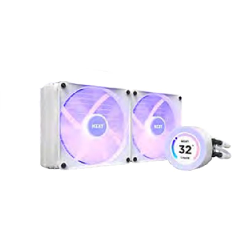 NZXT Kraken Elite 280 RGB Procesador Sistema de refrigeración líquida todo en uno 14 cm Blanco 1 pieza(s)