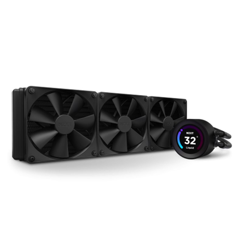 NZXT Kraken Elite 360 Procesador Sistema de refrigeración líquida todo en uno 12 cm Negro 1 pieza(s)