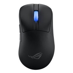 ASUS ROG Keris II Ace Wireless AimPoint Black ratón mano derecha RF Wireless + Bluetooth + USB Type-A Óptico 42000 DPI