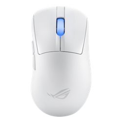 ASUS ROG Keris II Ace Wireless AimPoint White ratón mano derecha RF Wireless + Bluetooth + USB Type-A Óptico 42000 DPI