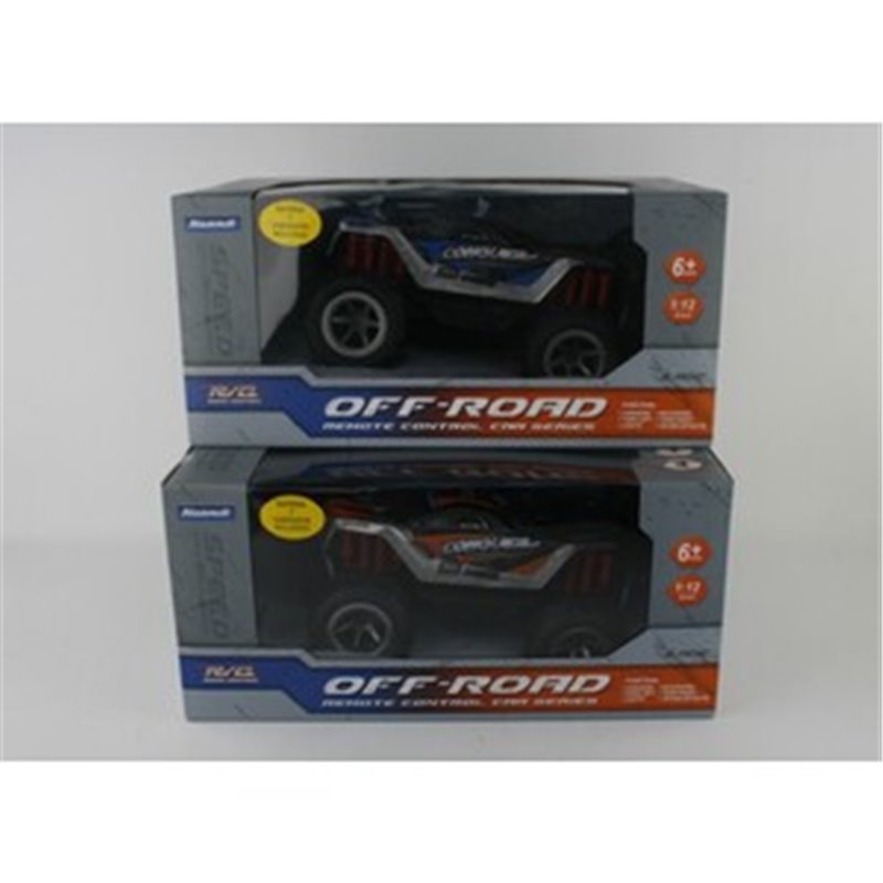 COCHE OFF ROAD R/C ESC 1:12 BATERIA