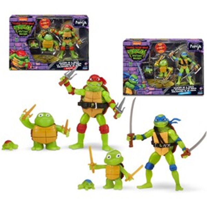 PACK EVOLUTION TORTUGAS NINJA 3 FIG