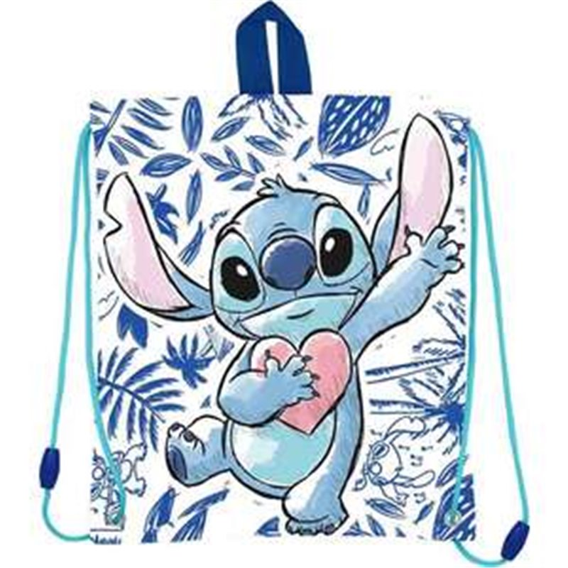 SACO PLANO MERIENDA STITCH