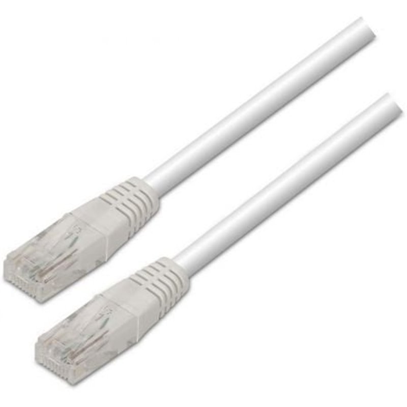 Cable de Red RJ45 UTP Aisens A133-0197/ Cat.5e/ 1m/ Blanco