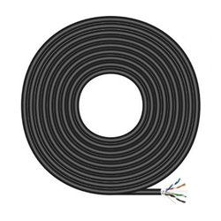 Bobina de Cable RJ45 para Exteriores FTP AWG24 Aisens A135-0673 Cat.6/ 100m/ Impermeable/ Negro