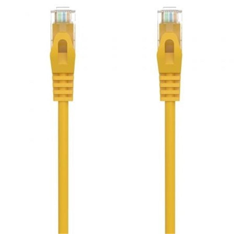 Cable de Red RJ45 AWG24 UTP Aisens A145-0563 Cat.6A/ LSZH/ 25cm/ Amarillo