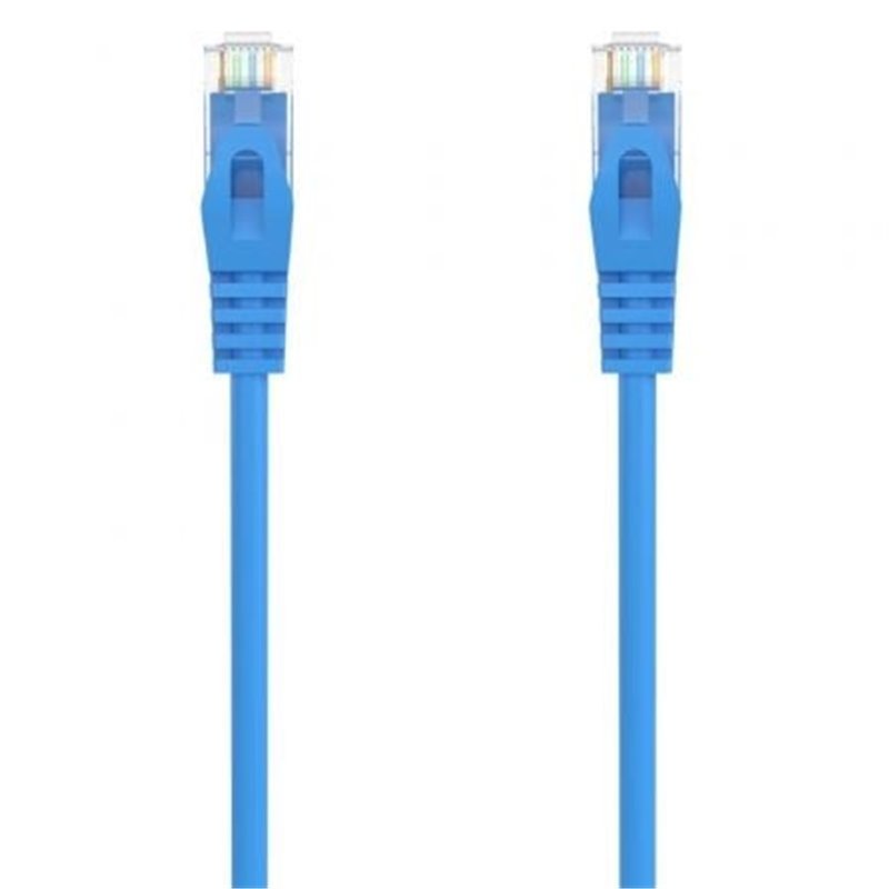 Cable de Red RJ45 AWG24 UTP Aisens A145-0570 Cat.6A/ LSZH/ 25cm/ Azul