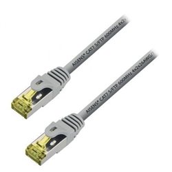 Cable de Red RJ45 S/FTP Aisens A146-0333 Cat.7/ 50cm/ Gris