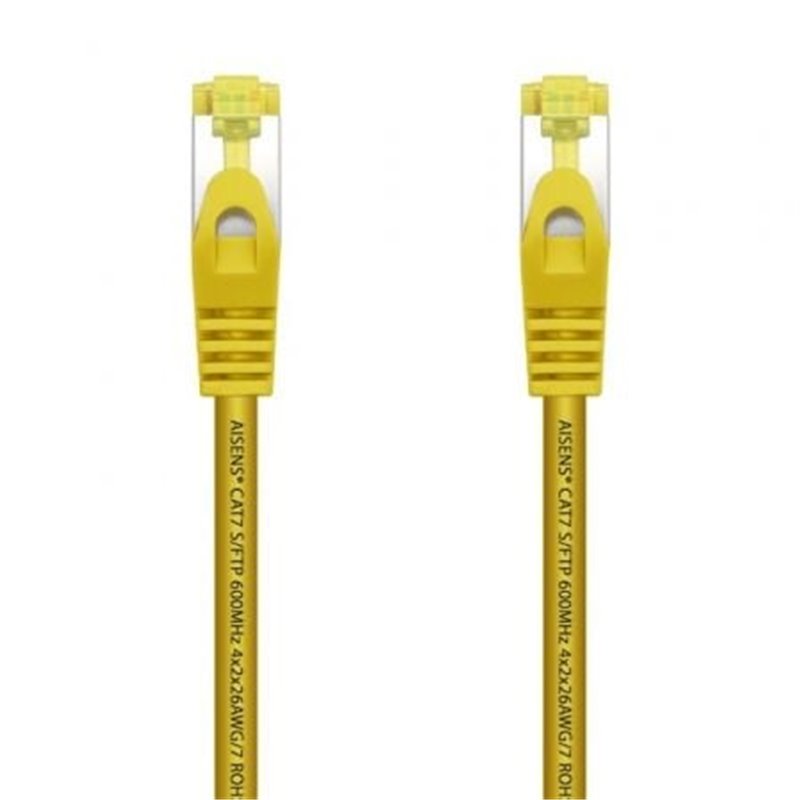 Cable de Red RJ45 SFTP Aisens A146-0472 Cat.7/ 25cm/ Amarillo