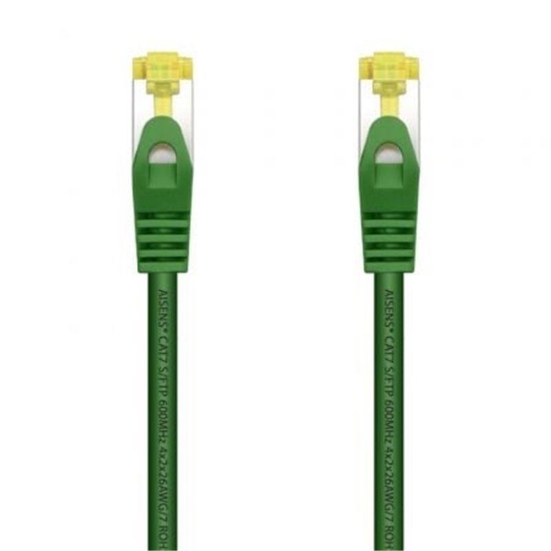 Cable de Red RJ45 SFTP Aisens A146-0480 Cat.7/ 25cm/ Verde