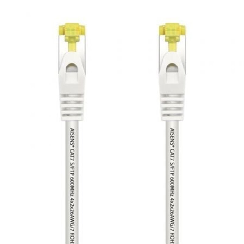 Cable de Red RJ45 SFTP Aisens A146-0488 Cat.7/ 25cm/ Blanco