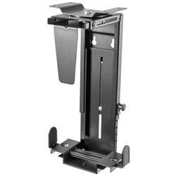 Soporte Bajo Mesa/de Pared Aisens MPC04-203 para PC/ Antirrobo/ hasta 10kg