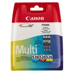 Cartucho de Tinta Original Canon CLI-526 Multipack/ Cian/ Magenta/ Amarillo