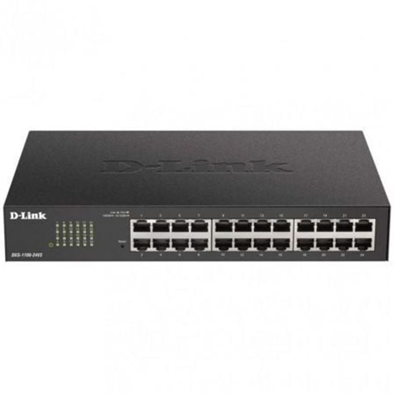 Switch Gestionable D-Link DGS-1100-24V2 24 Puertos/ RJ-45 Gigabit 10/100/1000