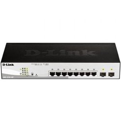 Switch D-Link DGS-1210-10P 10 Puertos/ RJ-45 Gigabit 10/100/1000 PoE/ SFP