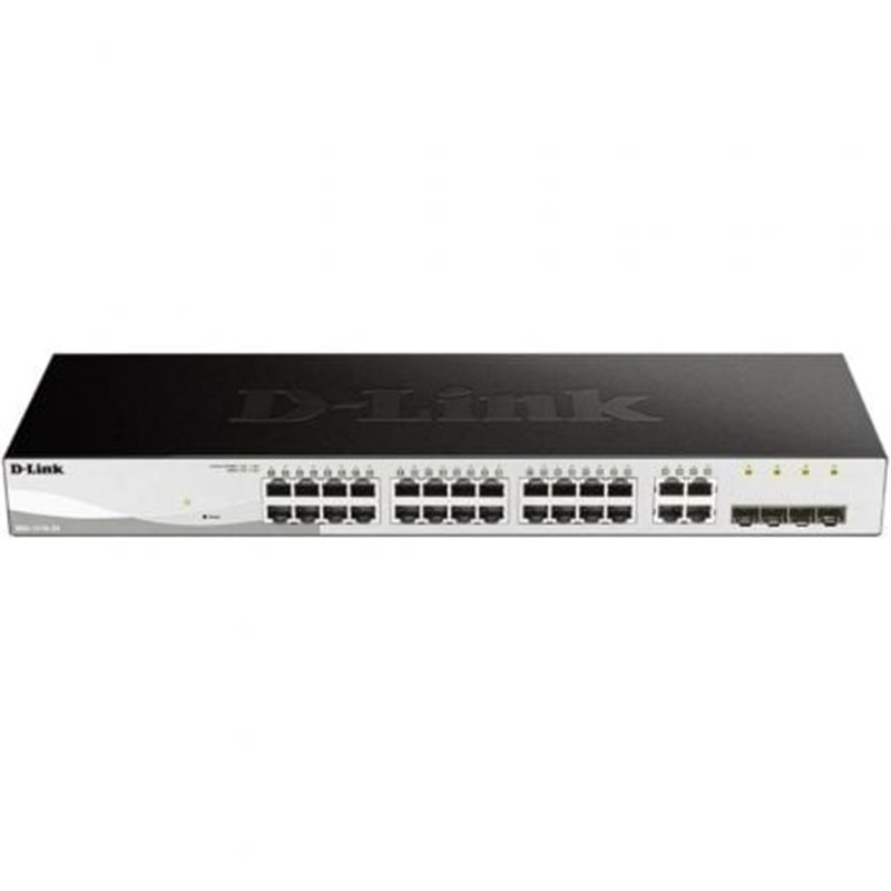 Switch Gestionado D-Link DGS-1210-24/ 24 Puertos/ RJ-45 10/100/1000/ SFP