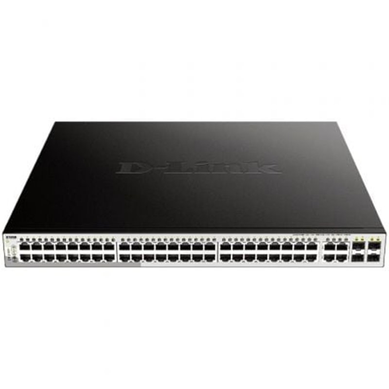 Switch Gestionable D-Link DGS-1210-52MP 52 Puertos/ RJ-45 10/100/1000 PoE/ SFP