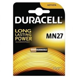 Pila A27 Duracell MN27/ 12V/ Alcalinas