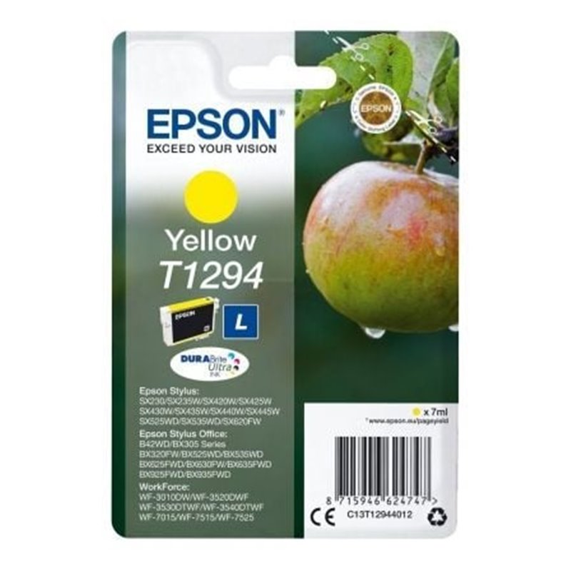 Cartucho de Tinta Original Epson T1294/ Amarillo