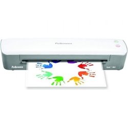 Plastificadora Fellowes Ion A4 4560001/ hasta A4 y 80-125 Micras/ Blanca y Gris