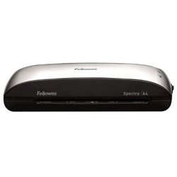 Plastificadora Fellowes Spectra A4/ hasta A4 y 125 Micras/ Negra y Gris