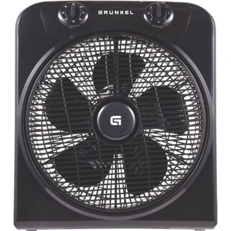 Ventilador de Suelo Grunkel Box Fan NG/ 45W/ 5 Aspas 30cm/ 3 Velocidades