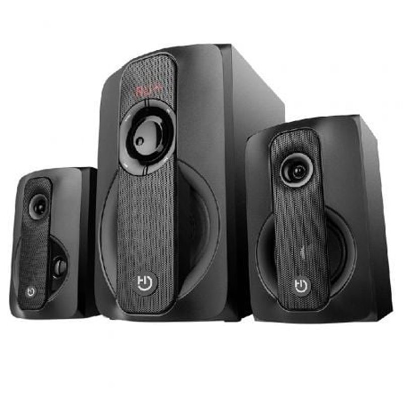 Altavoces con Bluetooth Hiditec H400 Dark Edition/ 80W/ 2.1