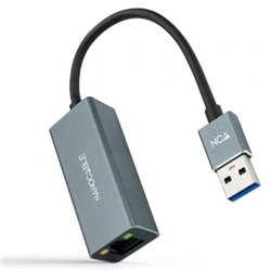 Adaptador USB 3.0 - RJ45 Nanocable 10.03.0405/ 1000Mbps