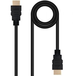 Cable HDMI 2.0 4K Nanocable 10.15.3800/ HDMI Macho - HDMI Macho/ 50cm/ Negro