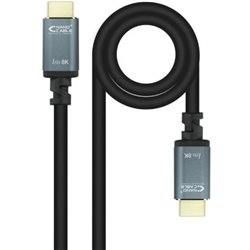 Cable HDMI 2.1 IRIS 8K Nanocable 10.15.8010/ HDMI Macho - HDMI Macho/ 10m/ Negro