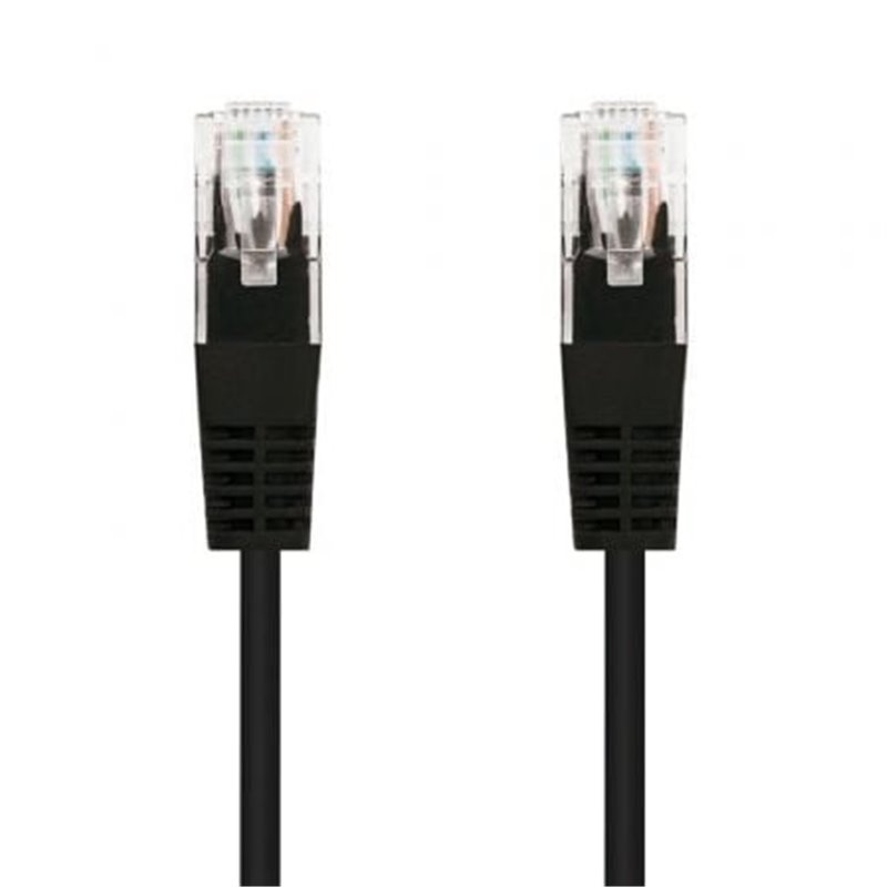 Cable de Red RJ45 UTP Nanocable 10.20.0105-BK Cat.5e/ 5m/ Negro