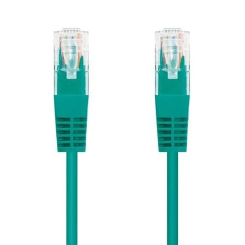 Cable de Red RJ45 UTP Nanocable 10.20.0400-GR/ Cat.6/ 50cm/ Verde