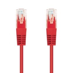 Cable de Red RJ45 UTP Nanocable 10.20.0400-L25-R Cat.6/ 25cm/ Rojo