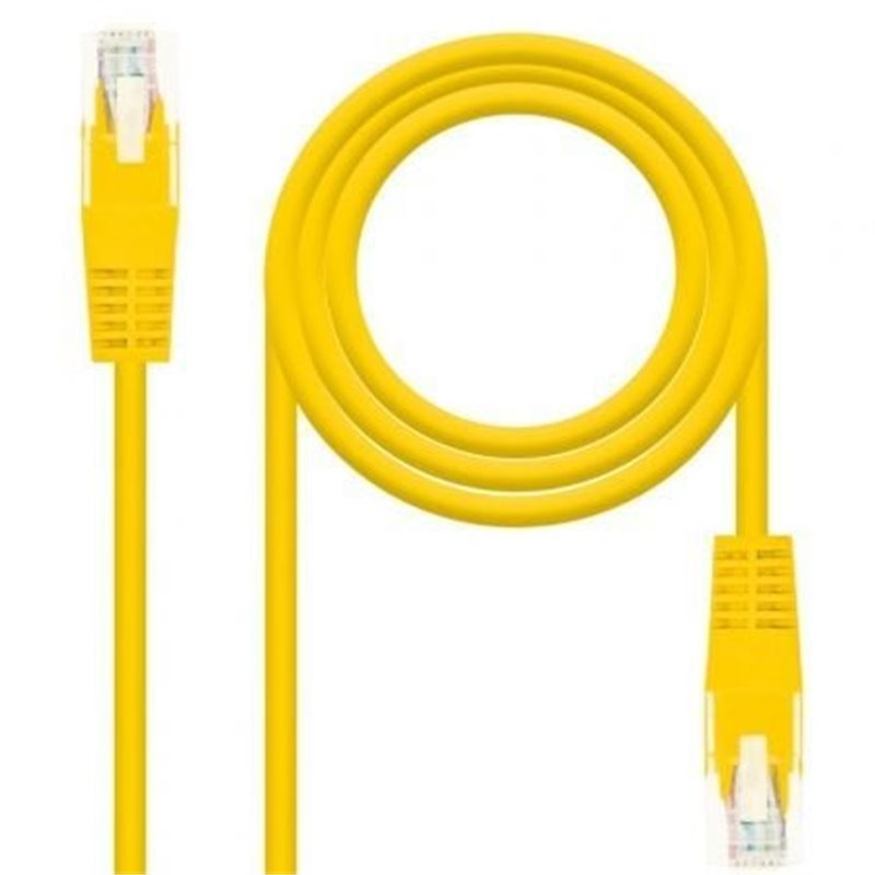 Cable de Red RJ45 UTP Nanocable 10.20.0400-L30 Cat.6/ 30cm/ Amarillo