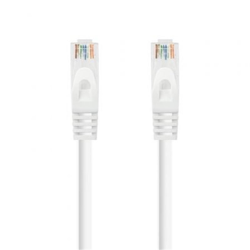 Cable de Red RJ45 UTP Nanocable 10.20.1800-L25-W Cat.6A/ LSZH/ 25cm/ Blanco