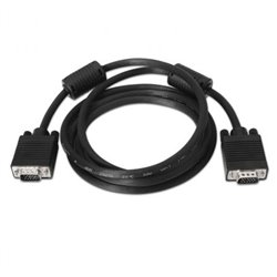 Cable SVGA Nanocable 10.15.0101/ VGA Macho - VGA Macho/ 1m/ Negro