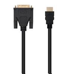 Cable HDMI Nanocable 10.15.0502/ DVI Macho - HDMI Macho/ 1.8m/ Negro