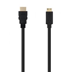 Cable HDMI Nanocable 10.15.0902/ HDMI Macho - Mini HDMI Macho/ 1.8m/ Negro