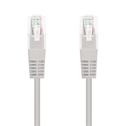 Cable de Red RJ45 UTP Nanocable 10.20.0103 Cat.5e/ 3m/ Gris