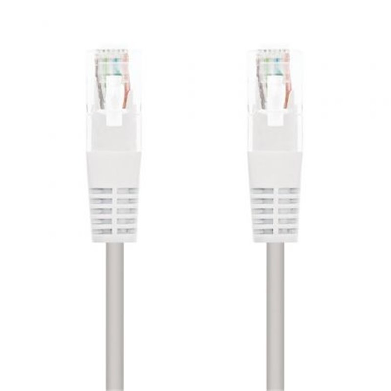 Cable de Red RJ45 UTP Nanocable 10.20.0110-W Cat.5/ 10m/ Blanco