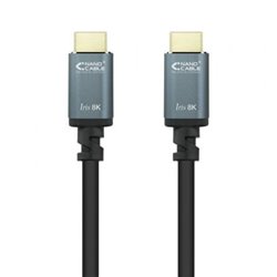 Cable HDMI 2.1 8K Nanocable 10.15.8000/ HDMI Macho - HDMI Macho/ 50cm/ Negro