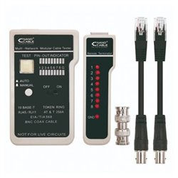 Tester Nanocable 10.31.0303 para RJ11-RJ12-RJ45